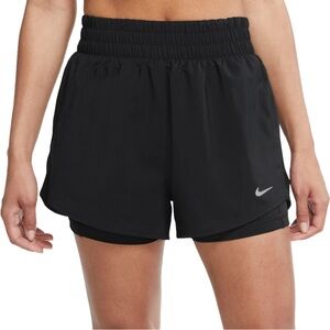 Nike One Dri-FIT High-Waisted 3" 2-in-1 Shorts